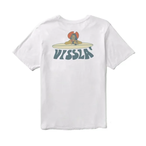 VISSLA☆KELP CRAWL ORGANIC TEE プリント コットン半袖 Tシャツ Vissla Kelp Crawl Organic Tee – Dark Denim | Constantine Bay