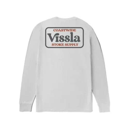 Vissla Coastwide Ls Pkt Tee -White - Image 2