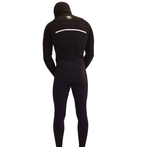 WETTY WETSUIT HOODED STEAMER 5/4 mm - BLACK - Image 2