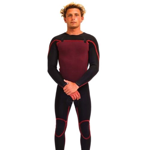 WETTY WETSUIT HOODED STEAMER 5/4 mm - BLACK - Image 4